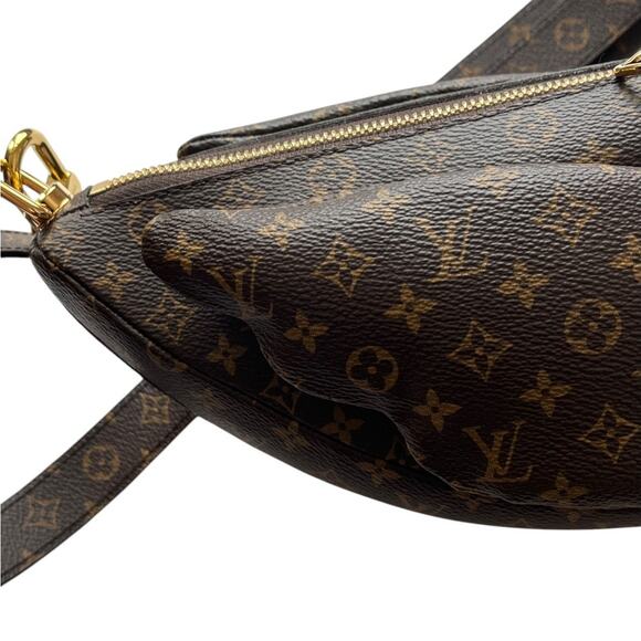 Louis Vuitton Duck Bag Nigo Monogram Crossbody Rare LV Gold Canvas Clutch Purse - Picture 9 of 16